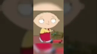 Stewie falls down the stairs