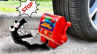 Experiment Car vs Alphabet Lore - CARS vs TOYS | Crushing Crunchy & Soft Things - Woa Doodland