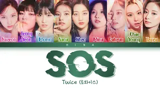 TWICE (트와이스) - SOS - Color Coded Lyrics (Hang/Rom/Eng)