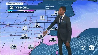 Tracking the holiday winter storm expected to hit metro Detroit