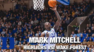 Mark Mitchell Scores 23 To Lead Duke Over Wake Forest