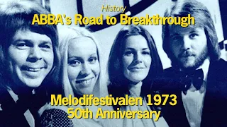 50 Years of ABBA – "Ring Ring" at Melodifestivalen 1973 | ABBA History 4K