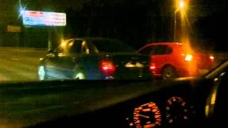 Сеат купра-р (Чи+выхлоп 1.2 бара) vs Audi 2.7T(Чип+выпуск)3.mp4