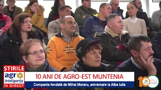 Mihai Moraru, fondatorul Agro-Est Muntenia, la aniversarea de 10 ani a companiei