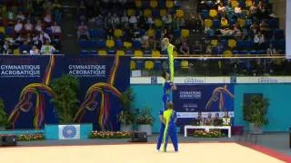 GREAT BRITAIN, Men's Groups - Dynamic Qualifications  -- 2014 Acrobatic Worlds, Levallois (FRA)