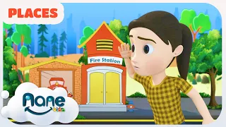 Welcome To My Town | Let's Sing Places  Songs all together | Educational Nursery Rhymes by Nane Kids