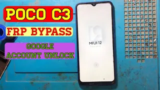 Poco C3 Frp Bypass || Poco C3 Google Account || Without Pc