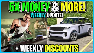 GTA Online WEEKLY UPDATE 5X Money & More!