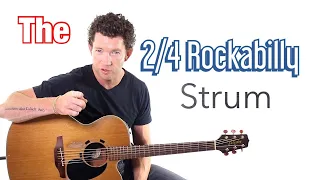 Beginner Strumming Pattern 5 - Rockabilly 2/4 Strum Lesson with Mark TheGuitarGuy