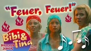 Bibi & Tina - FEUER FEUER official Musikvideo in voller Länge aus Kinofilm 3 MÄDCHEN GEGEN JUNGS