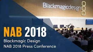 Пресс-конференция на NAB-2018