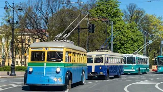 🇷🇺Soviet wooden trolleybus YTB-1 from 1936