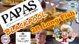 Papa's Giant 2ft long Fish And Chips! Review