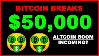 Bitcoin Breaks $50000 & Almost 1 Trillion Market Cap