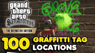 GTA San Andreas Remastered - All 100 Graffiti Tag Locations