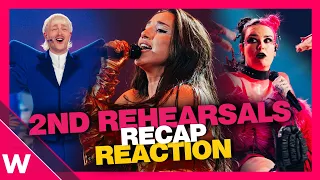 Eurovision 2024 Semi Final 2 Second Rehearsals - San Marino to The Netherlands Recap | REACTION