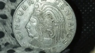 Increíble Moneda De 50 Centavos Cuauhtémoc Año 1970/ Cuanto Vale /