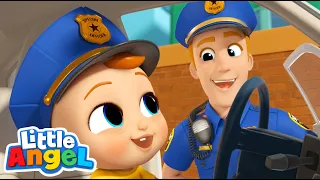 Do You Know the Police Man? |  Little Angel Job and Career Songs | Nursery Rhymes for Kids