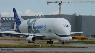 Airbus Beluga XL2 | F-GXLH | Finkenwerder Airport 4K