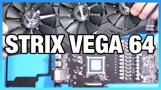 ASUS ROG Strix Vega 64 Tear-Down, Cooler, & PCB