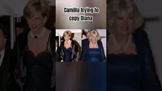 Camilla parker trying to copy Princess Diana but she can't! #princessdiana #camillaparker #shorts