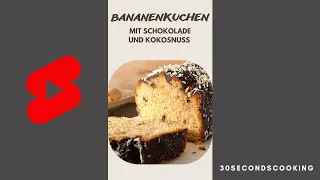 Super saftiger Bananenkuchen - einfach lecker - mit Schokolade und Kokosnuss