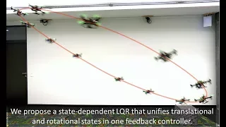 Onboard State Dependent LQR for Agile Quadrotors (ICRA 2018)