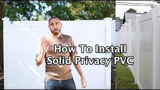 How To Install a PVC Fence