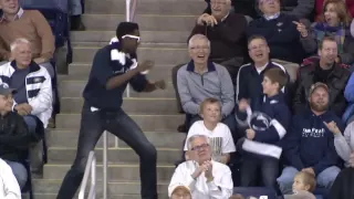 Fan Dances to Livin' on a Prayer at Penn State Men's Hockey Game