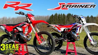 Which to buy? 2022 Beta XTrainer & 300 RR Model Review & Walk Around Video, Beta Motorcycle
