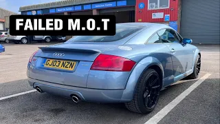 FIXING EVERYTHING WRONG WITH MY NEGLECTED MK1 AUDI TT - MOT FAIL!