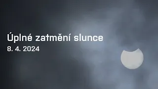 Zatmění slunce 8. 4. 2024