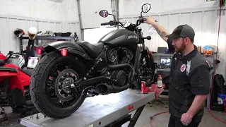 Exhaust Install on Indian Scout