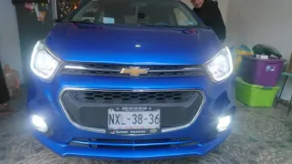 Instalación tiras LEDS/DIRECCIONALES secuenciales + focos hiperled en CHEVROLET BEAT 2020.