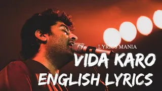 Vida Karo | English and Hindi Lyrics With Full Song