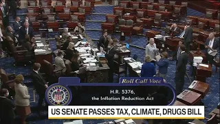 U.S. Senate Passes Democrats' Landmark Tax, Climate, Drugs Bill