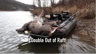 DOUBLED Out of Raft! | PA Deer Hunting