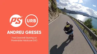 Fast Downhill Skating - Andreu Greses on Hardcore EVO