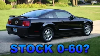 How Fast Can My 2006 Mustang GT Get To 60 MPH? - 0-60 TEST!