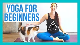 Yoga for COMPLETE Beginners at HOME - 10 min Yoga Stretch NO PROPS