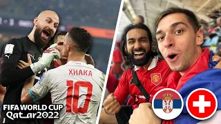 SERBIA VS SWITZERLAND 2-3 ABSOLUTE DRAMA | QATAR World Cup Vlog 2022