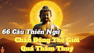 66 CÂU THIỀN NGỮ CHẤN ĐỘNG - Nhiều Phật Tử Đã Rơi Lệ Khi Nghe ( Nghe Xong Đời An Nhiên)