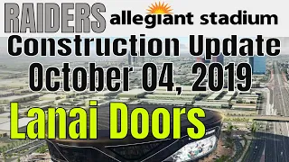 Las Vegas Raiders Allegiant Stadium Construction Update 10 04 2019