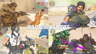 100+ Takedowns From MW2, MW, CW, VANGUARD - Finishing Moves