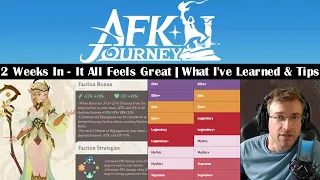 What I've Learned 2 Weeks In - Wall-Breaking Tips, Big Takeaways | AFK JOURNEY