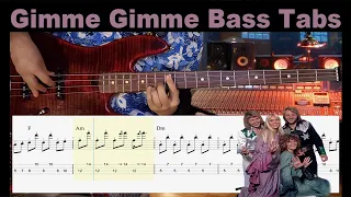 Abba - Gimme! Gimme! Gimme! BASS COVER (with Tabs and Sheet)