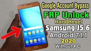 Samsung J5 6 (SM J510) Hard Reset & FRP Bypass 2020 || Fix YouTube Update | ANDROID 7.1.1 Without PC