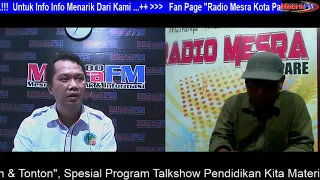 Spesial Talkshow Dialektika PendidikanMateri bahasan pekan ini "ITH Menata Masa Depan"