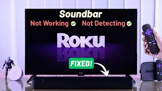 Roku TV: Soundbar Not Working? - Fixed ARC No Sound!