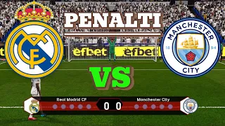 Penalti | Real Madrid VS Manchester City| 2024Efootball | FIFA | FC24 | PES | of Gameplay